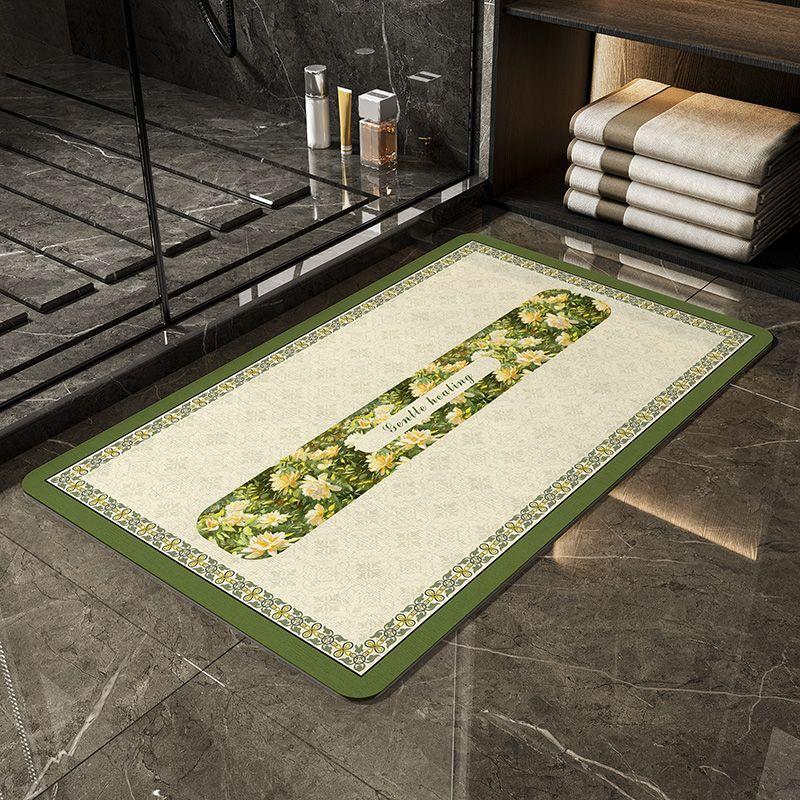 Toilet Floor Mat, Diatom Mud, Bathroom Water-absorbing Non-slip Mat, Door Mat Entering the Door, Toilet, Kitchen Door Mat