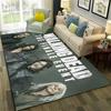 TV Horror The Walking Dead TWD Tappeto per Casa Soggiorno Camera da Letto Divano Zerbino Decorazione, Tappeto Area Gioco Bambini Tappetino Antiscivolo