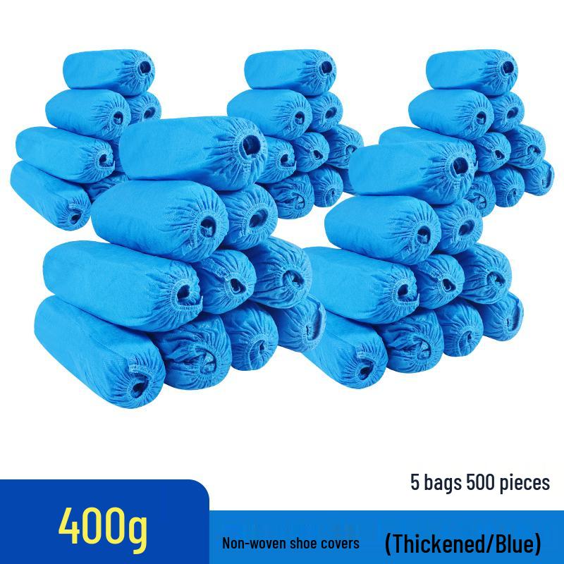 Thickened Non-Slip Disposable Shoe Covers for Indoor Use - Dustproof & Wear-Resistant