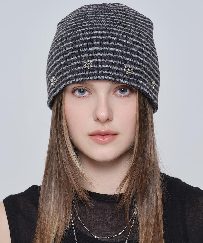 Jenadu Stud Line Beanie_Gray