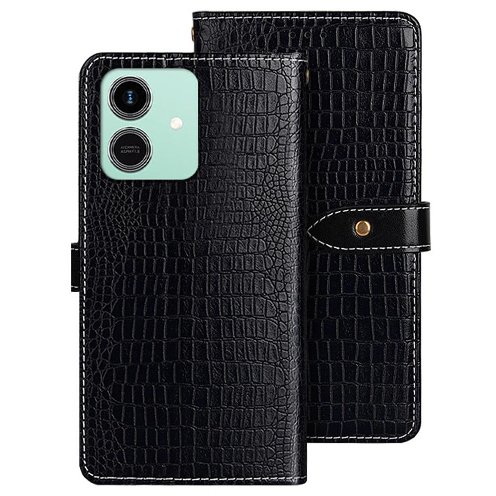 IDEWEI For Honor Play10 4G Case Crocodile Texture PU Leather Flip Phone Cover