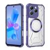 For Infinix Hot 40 Pro CD Magnetic Design HD Clear Back Cover,Rugger Armor Hard Case For Tecno Spark 20 Pro X6836 X6837
