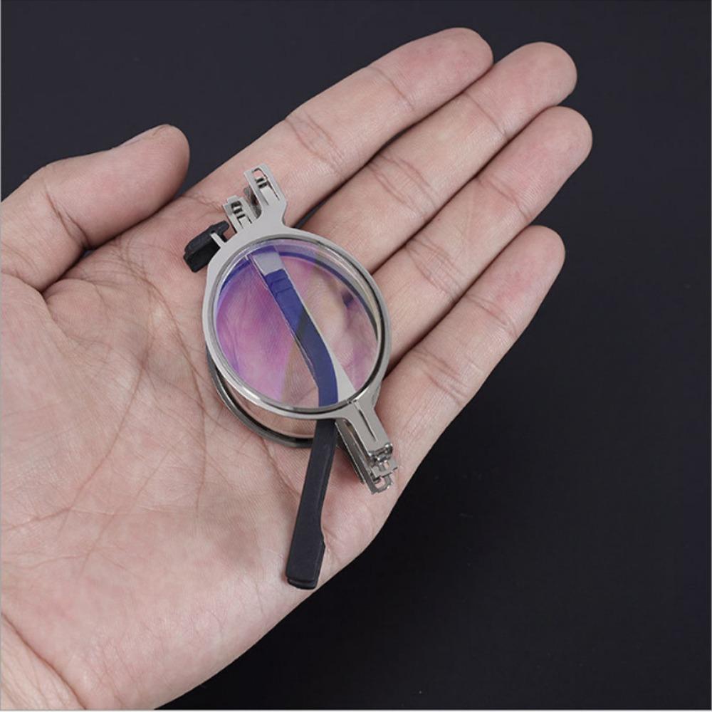 Portable Reading Glasses Hd Folding Middle-aged And Elderly Reading Glasses For Men And Women Imitation Retro Ultra-light