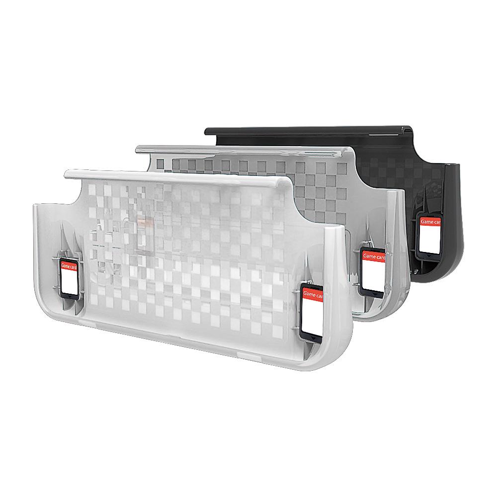 Nintendo Switch OLED TPU Schutzhülle mit Dual-Spielkartenfach & Griff-Kombination