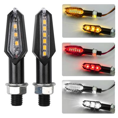 2pcs LED Turn Signal Light Super Bright Motorcycle Mini Universal Led Motorbike Lampe Amber Blinker LED Indicators Light