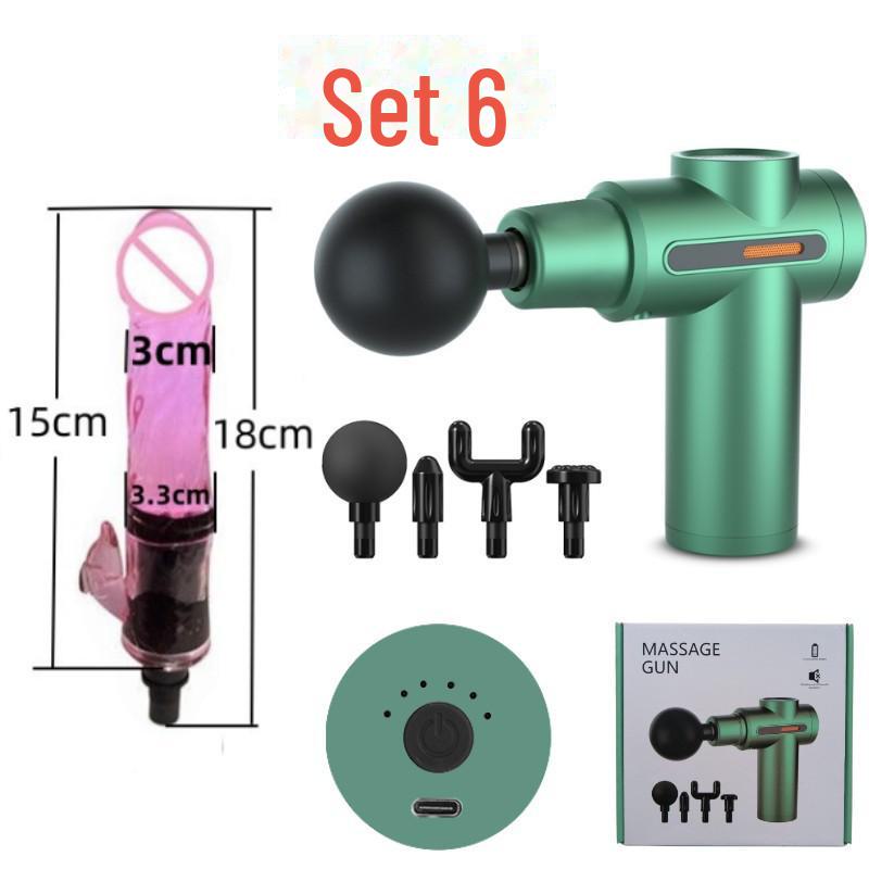 Women's Multifunctional Silicone Massage Gun for Muscle Relaxation