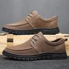 Fashion Leather Shoes For Man Genuine Leather Casual Shoes Fashion Business Oxford Shoes High Quality Designer Work Shoes