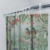 Botanical Shower Curtain Tropical Rainforest Leaves Plants Nature Scenic Backdrop Bathroom Decor Modern Farmhouse Style Waterpro