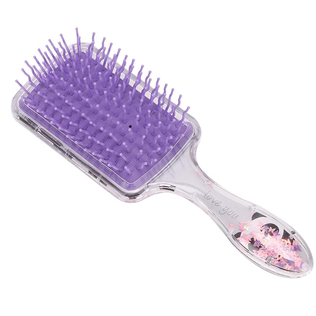 Crianças Desenho Animado Lantejoulas Pente de Cabeleireiro com Bolsa de Ar para Massagem do Couro Cabeludo Ferramenta de Styling