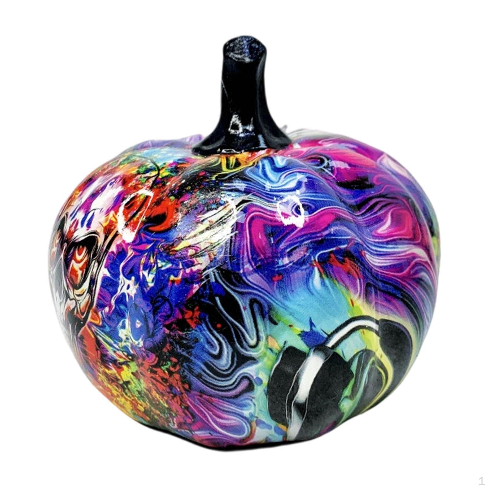 

Миниатюрная фигурка тыквы, Ремесло, Настольное украшение, Украшение на Хэллоуин, Настольное, Каминное, S фиолетовый