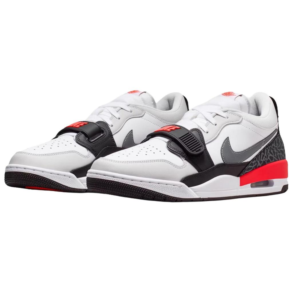 Jordan Legacy 312 Low Top Vintage Basketball Shoes Men's White Red CD7069-113