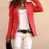 Cardigan Donna Monocolore Aperto Davanti Cappotto Formale a Maniche Lunghe