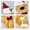 Christmas Stockings Plush Cat Dog Design Santa Claus Xmas Stockings Large Opening Candy Gift Holder Hanging Decor for Tree And Fireplace