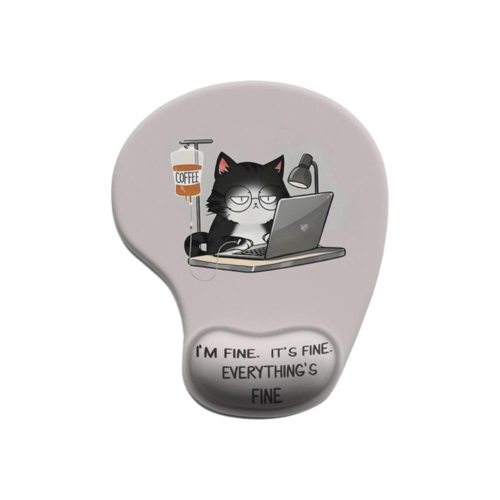 Silikon Cartoon Tier Mauspads Weiche Desktop Handgelenkstütze Bequeme Handgelenkauflage Computer