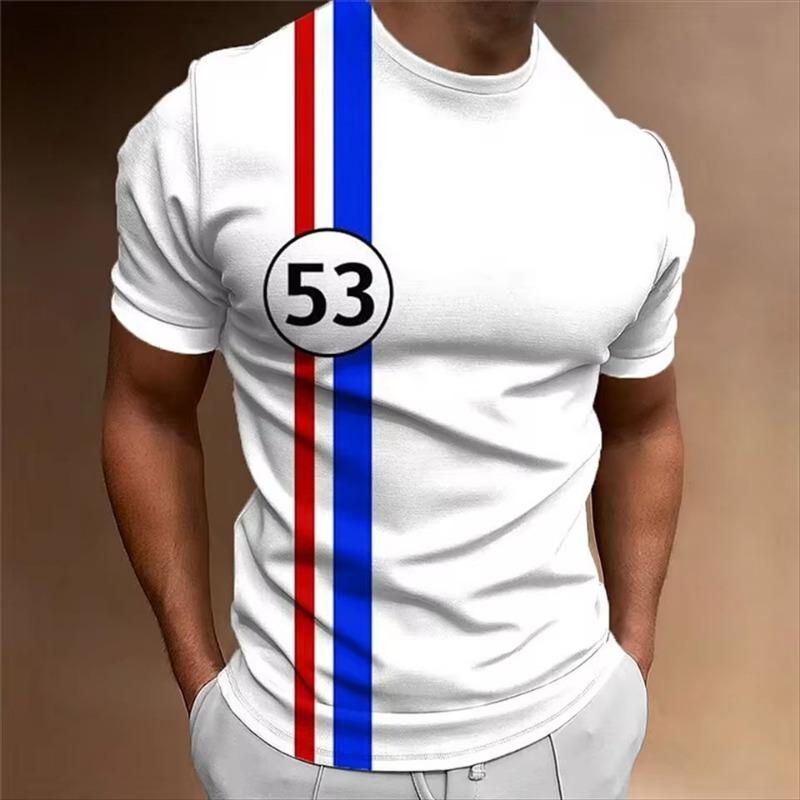 Sommer T Shirt Herren 3D Gedruckt Kurzarm Tops Outdoor Street Vintage T-Shirts Übergroße Kurzarm T Shirt Männer Kleidung