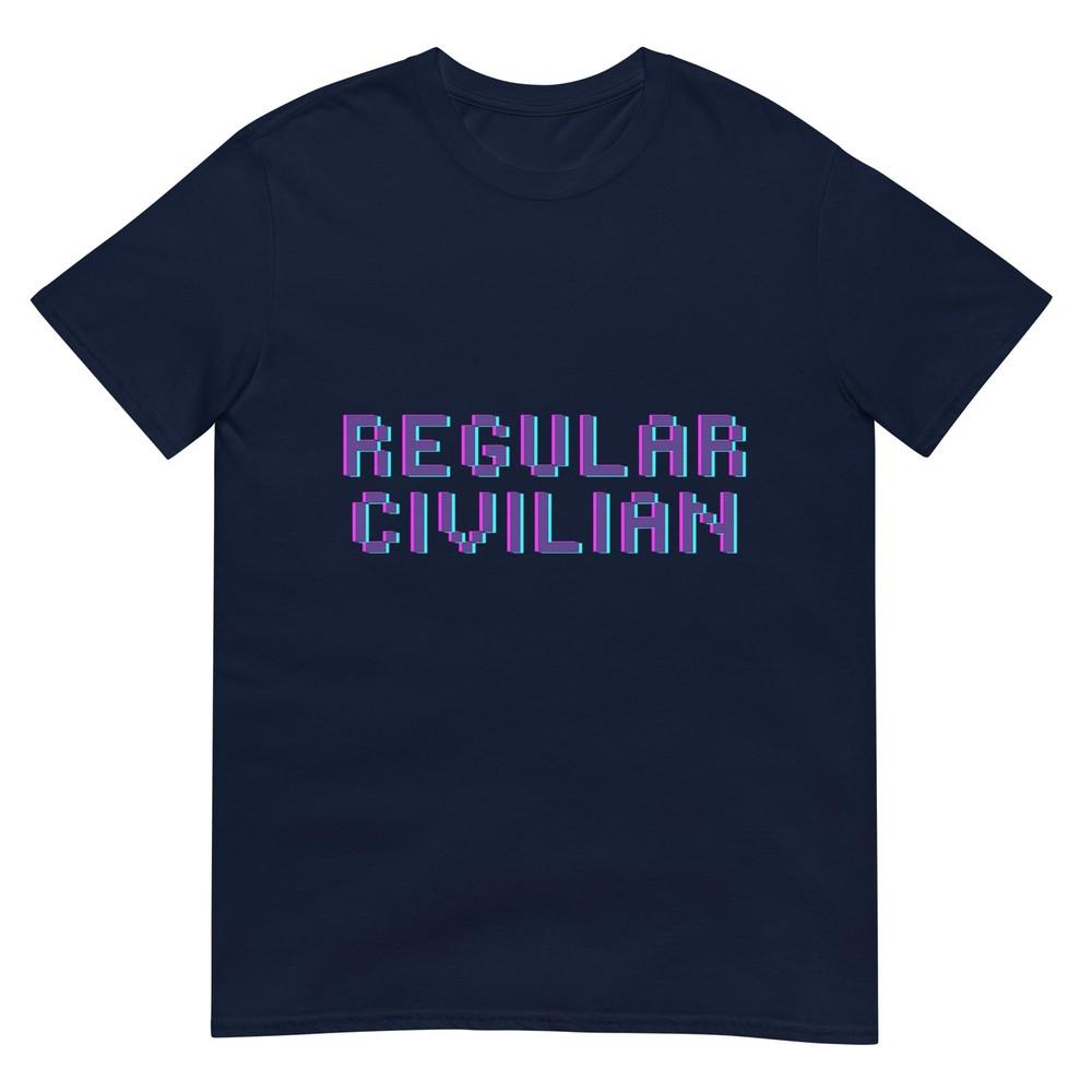 Regular Civilian Political Stateunisext Tee Civilian Military TShirt S