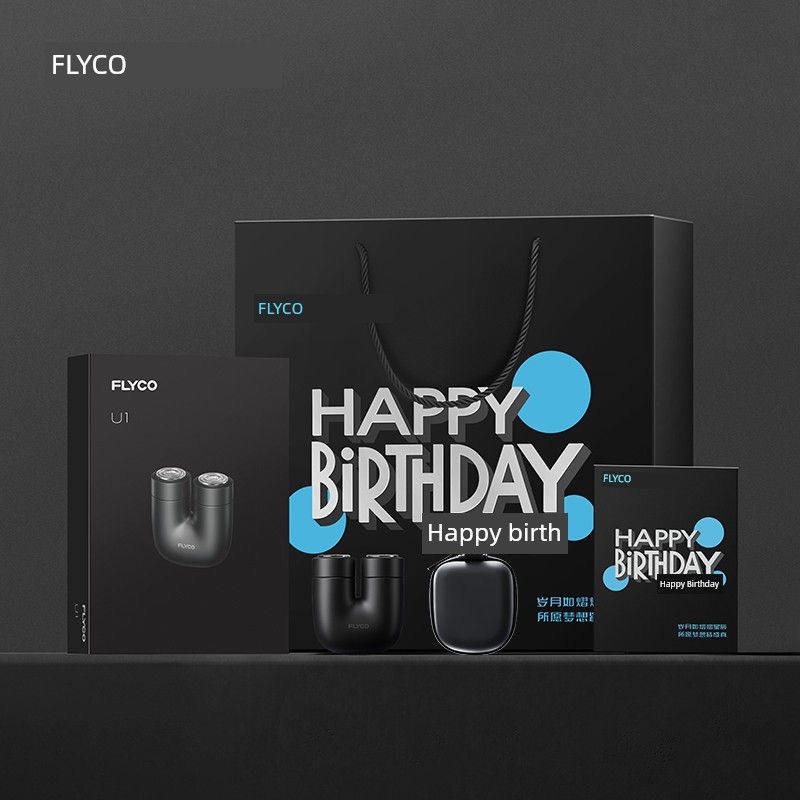 

[Wang Yibo Recommended] Feike U1 Smart Electric Shaver for Men, Portable and Genuine, Gift for Boyfriend Starry Night Black Birthday Limited Edition