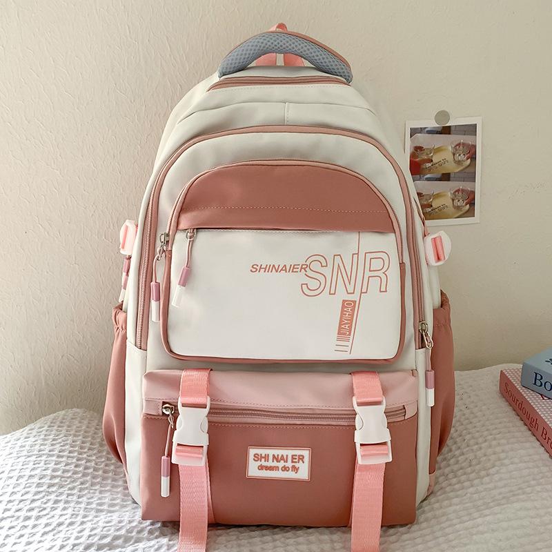 Schoolbag Children Elementary School Girls Junior High School Students Large Capacity Boys High School College Students Backpack