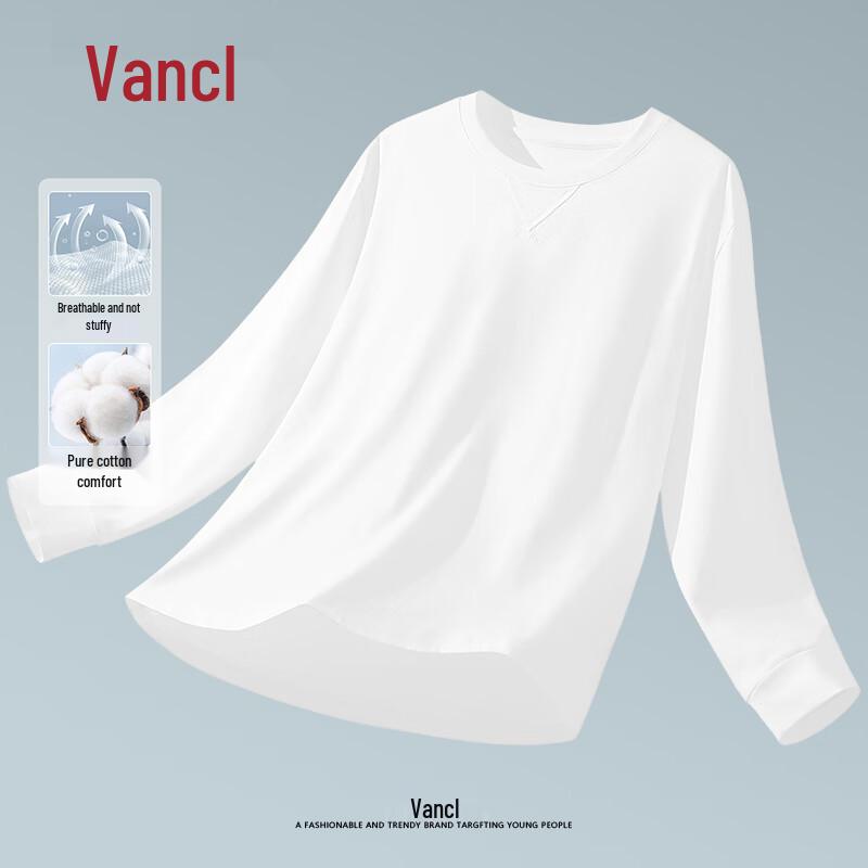 VANCL Men s Loose Fit Long-Sleeve Round Neck T-Shirt XL