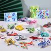 50pcs 3D Cartoon Car Paper Jigsaw Puzzle Construction Truck Toys Kids Birthday Party Favors Gift for Children Early Education