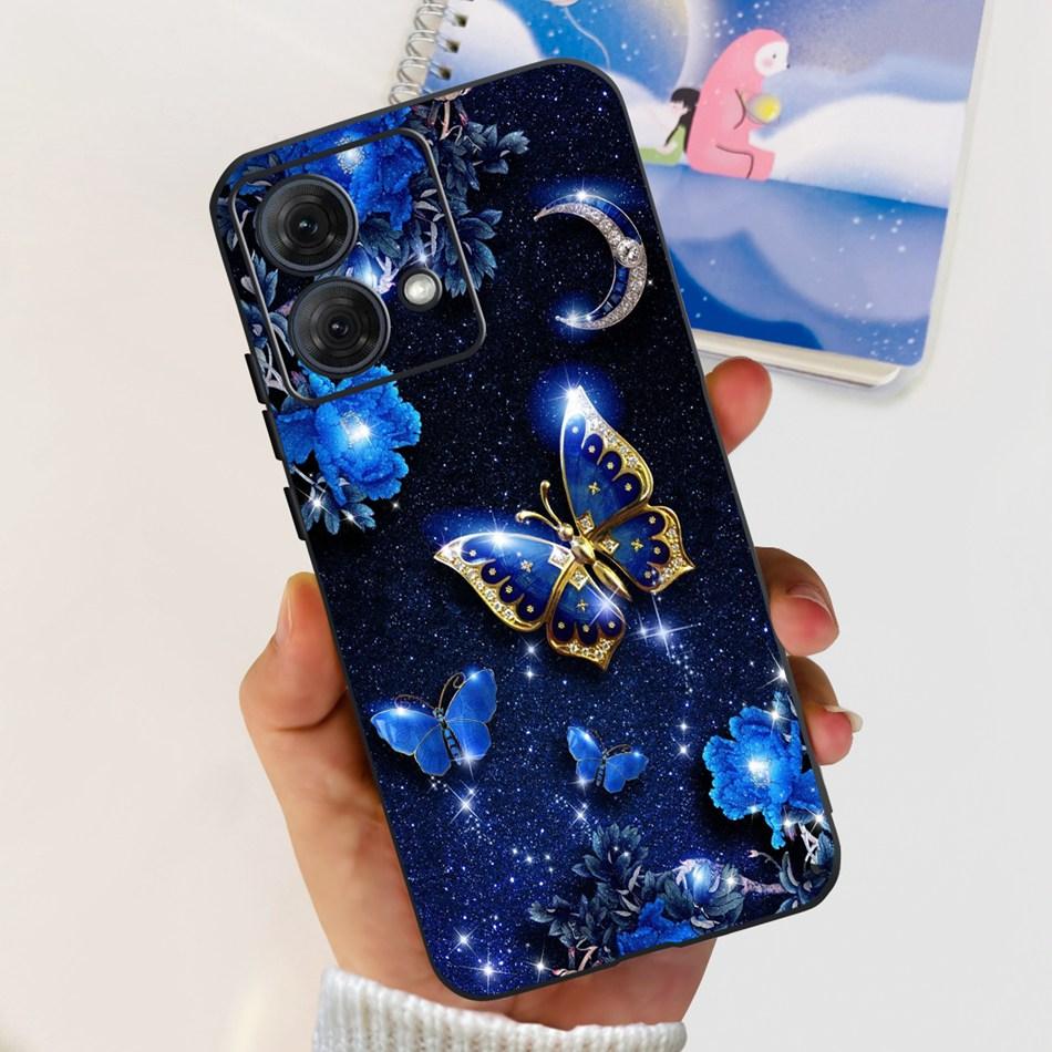 For Motorola Moto G84 Case MotoG84 G 84 5G 2023 Cute Painted Soft Silicone TPU Phone Back Cover Bumper