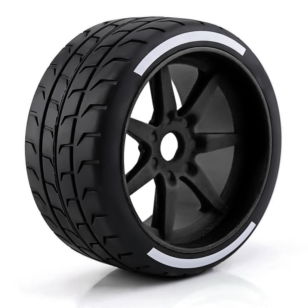 4pcs Remote Control Tires 53 108 43 102mm 17mm Wheel Hex Replacement for ARMA 1 7 Felony FSR Model GT Remote Control