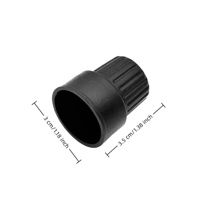 2/10Pcs Black Scooter Protective Plug Accessories Scooter Foot Krutch Center Axis Screw Electric Bike Parts