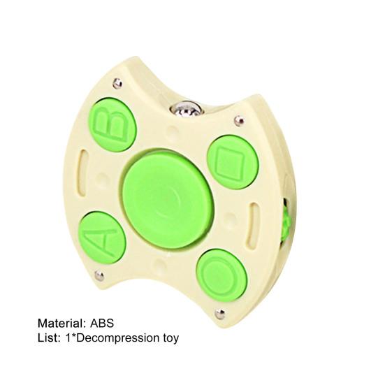 Button Hand Spinner Stress-relieving Multifunctional Smooth Edge Finger Fidget Rotating Hand Spinner for Kids