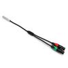 0.3M 24AWG Pure Copper Double Shield 6.35 Female To Dual XLR Female Audio Connecting Cable