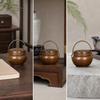 Compact Copper Hand-Held Smoke Burner Classical Style with Domed