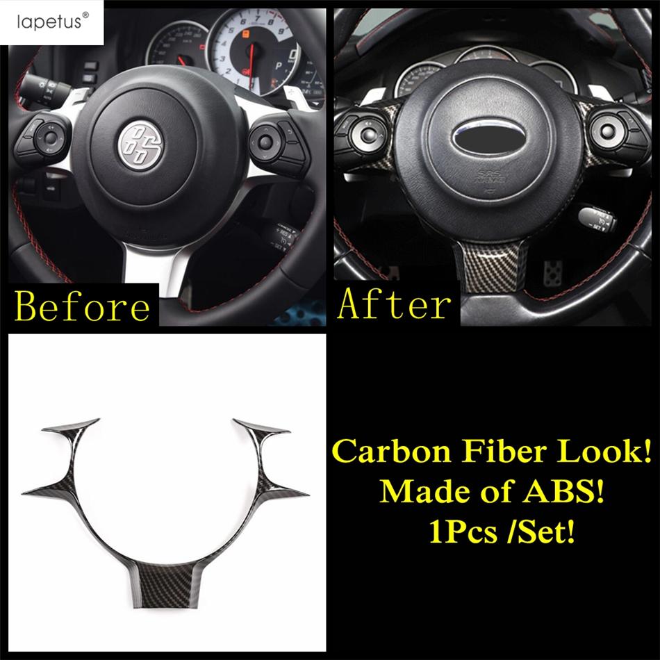Carbon Fiber Accessories For Subaru BRZ / Toyota GT86 2013 -  Central Control Strip Gear Panel AC Air Handle Bowl Cover Trim
