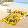 FC Sheriff Print Beach Towel, Large Soft Quick Dry Towel for Beach Camping Swimming