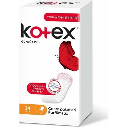 

Kotex Тонкие ежедневные подушечки без запаха 34