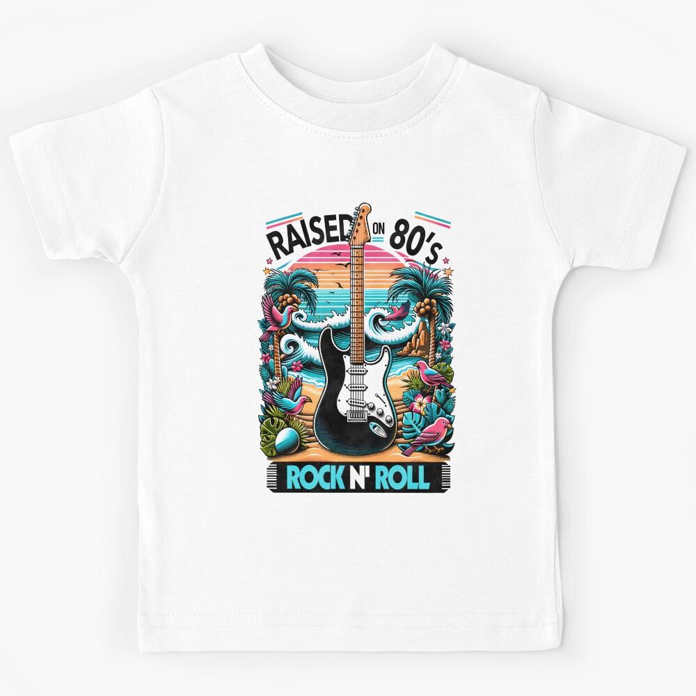Raised on 80 s Rock N Roll Kids T-Shirt 110