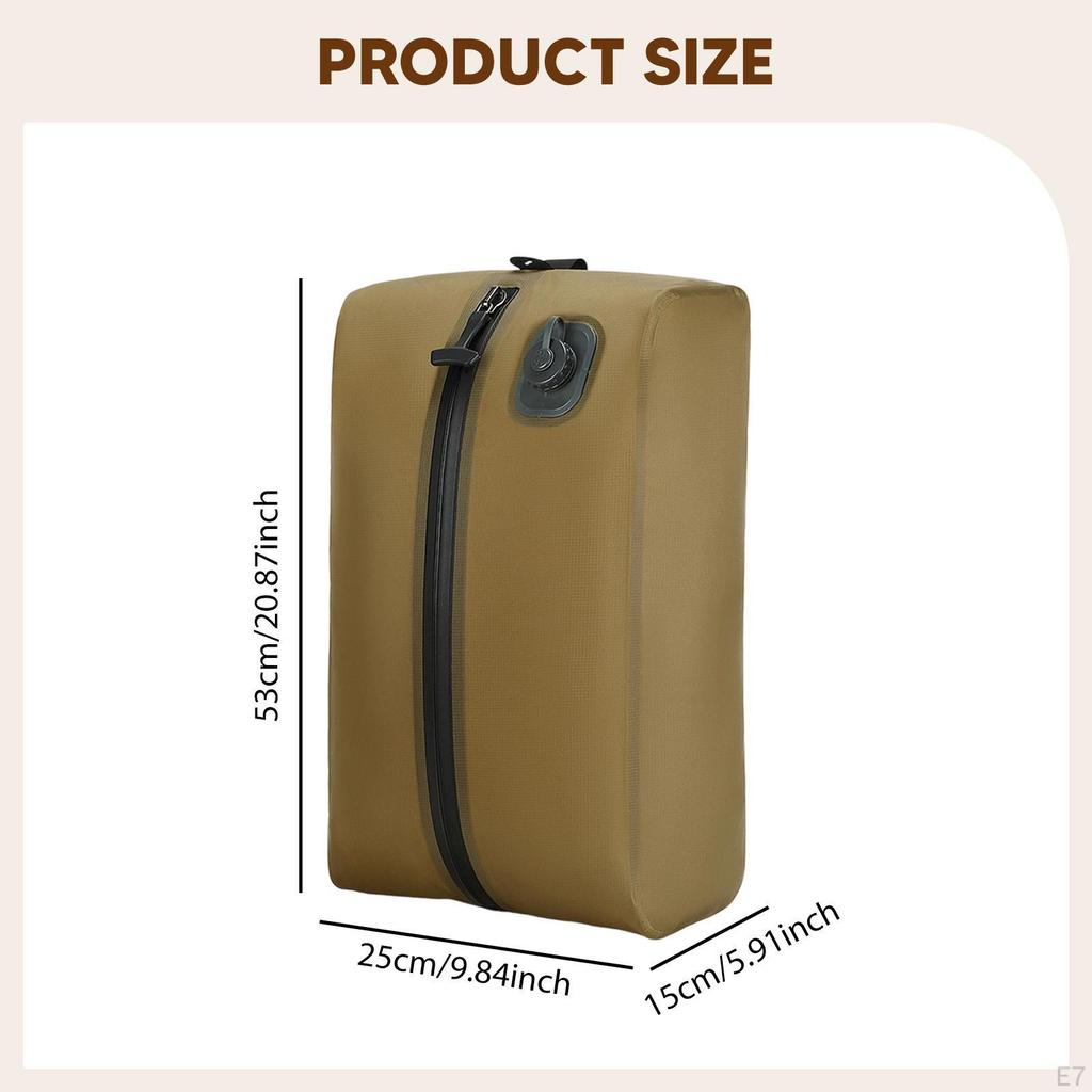 Travel Vacuum Storage Bag Clothing Compression Multipurpose for Outdoor Vacation Camping