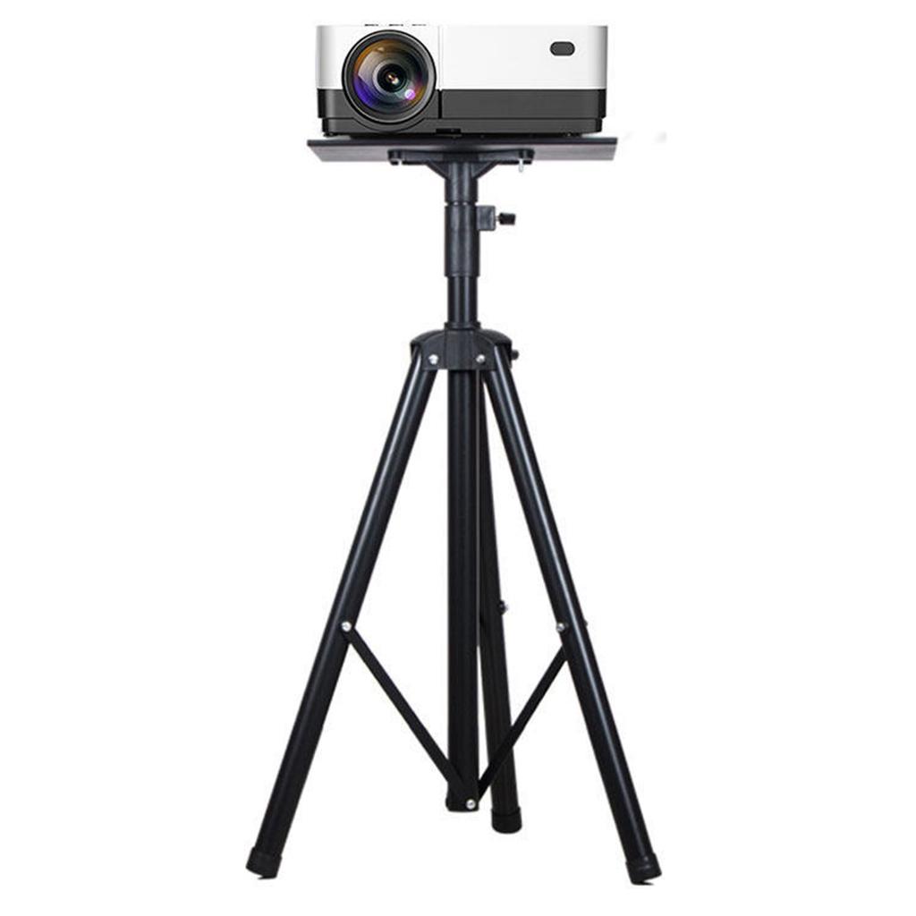Projector Stand Assembly Floor Home Tripod with Tray Projector Bedside Vertical Bracket Can Be Raised and Lowered