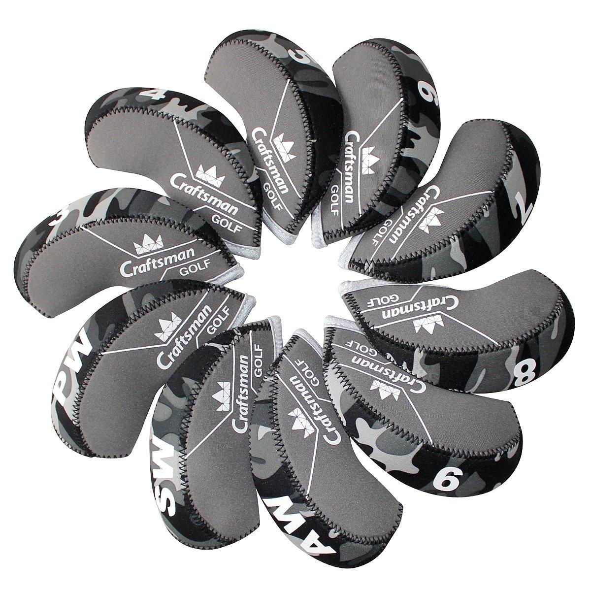 

CRAFTSMAN Golf Iron Cover Wedge Cover Head Cover Camouflage PCS of (10 Camouflage)