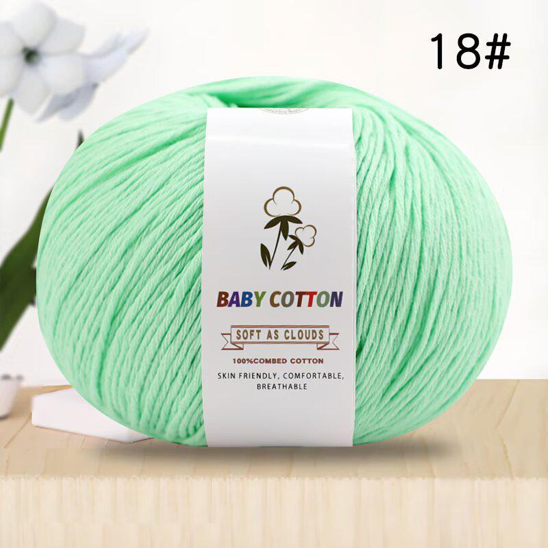 Pure Xinjiang Cotton Yarn for Children's Knitting and DIY Crochet Projects