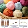 13 Pairs Interchangeable Circular Knitting Needles Set 3mm-10mm Circular Knitting Needles Knitting & Crochet Weaving Supplies