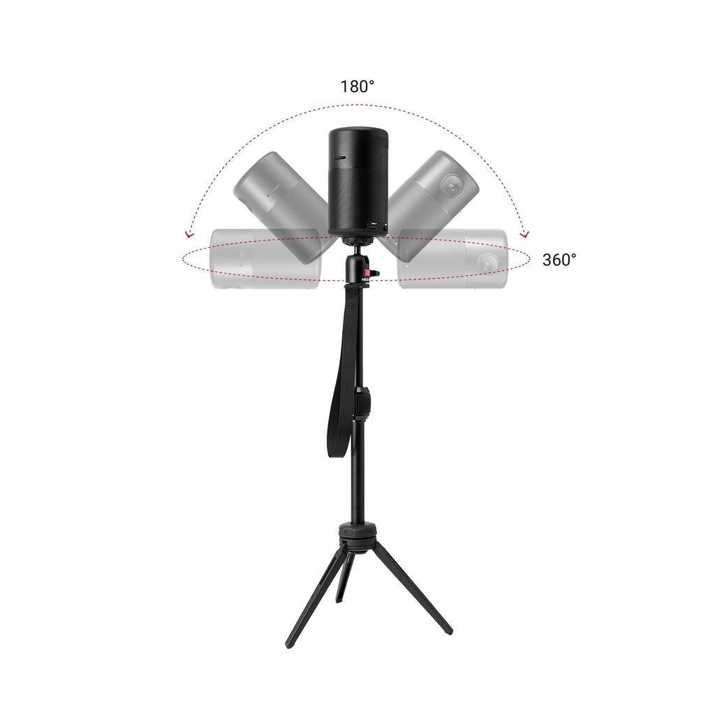 Nebula Verstellbares Stativ Tragbarer Projektorständer mit Universalhalterung und Kugelgelenk Schwenkkopf Aluminiumlegierung Stativständer für Capsule 3 Capsule Air