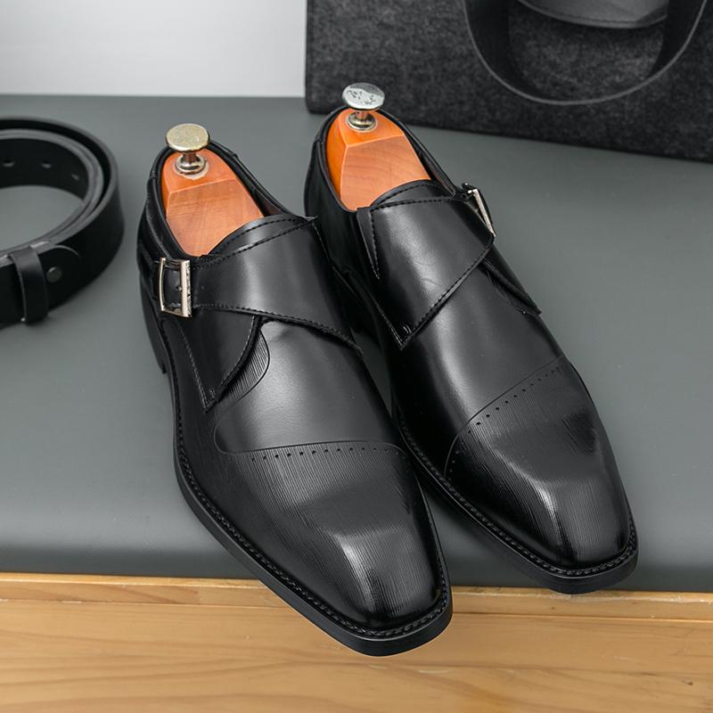 Größe 38-46 Business Herren Formelle Lederschuhe Europäischer Stil Lässig Bequem Modisch Marken Derby Schuhe Gesellschaftsschuhe Herren