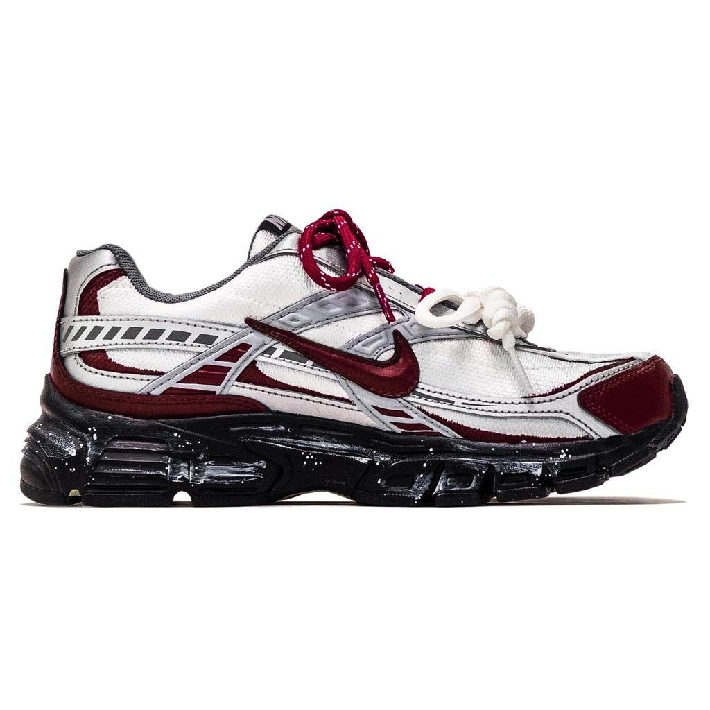 Nike Initiator Leder, Textil Abriebfest Rutschfest Niedrig geschnitten Freizeit Laufschuhe Herren Schwarz Rot IO7609-101(Team901-)