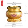 Alloy Household Fruit Tray Censer Supply Platform Water Cup Shrine Lamp Sacrificial Supplies Buddhist Hall Temple Crafts Decor