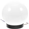 Post Lamp Shade Outdoor Globe Plastic Light Cover Replacement Dome Lampshade for Garden Patio Porch Walkway Exterior Use