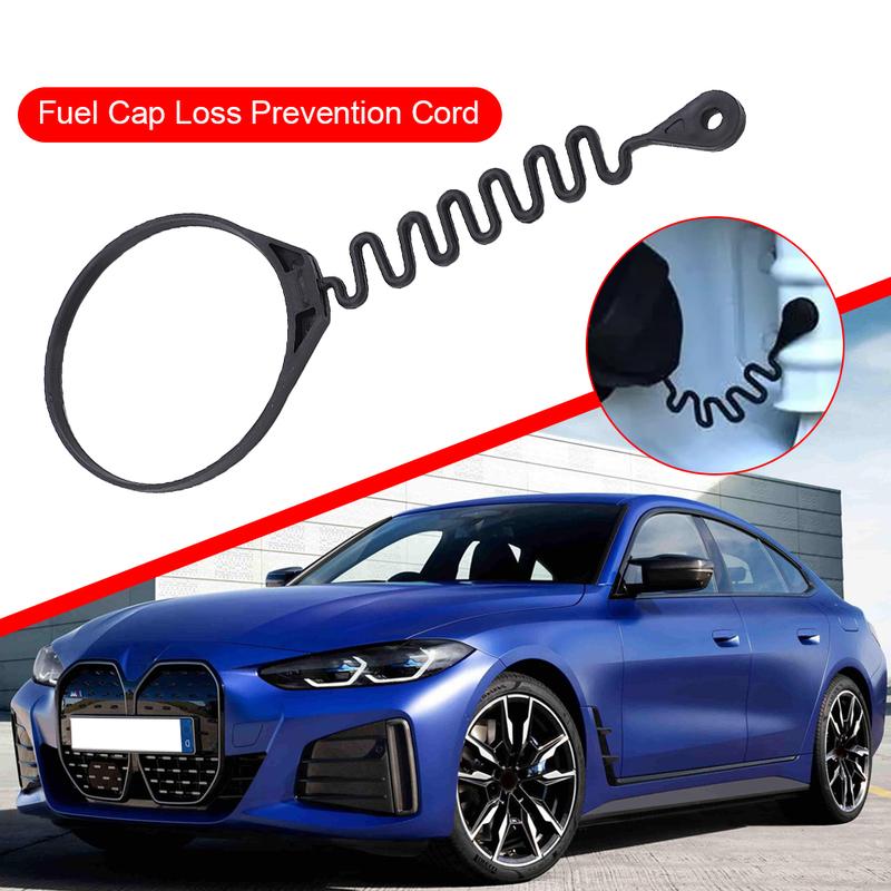 Fuel Tank Cap Cover Line Cable Wire with Ring Car Fuel Tank Cap Cover Line Cable 31336424 Black for Volvo S60 S80 S40 V40