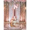 32-Inch Rose Gold Number 0-9 Balloons, Mini Rose Gold Crown, Birthday Party Decoration Supplies For 1st Birthday, Women Birthday