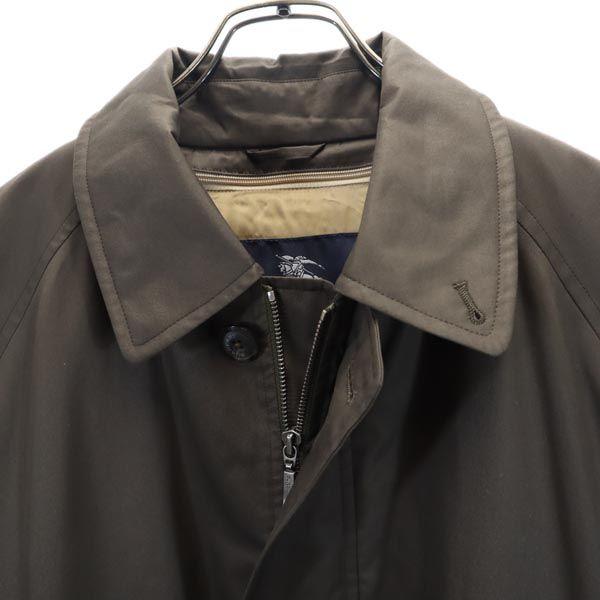 Burberry Made In Japan by Sanyo Shokai 2WAY Padding Stainless Collar Coat Men's Used