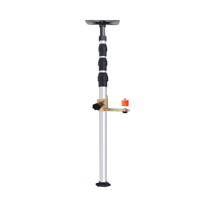 Telescopic Stainless Steel Spirit Level with Infrared Bracket & Fine-Tuning Gimbal for Ceiling Support