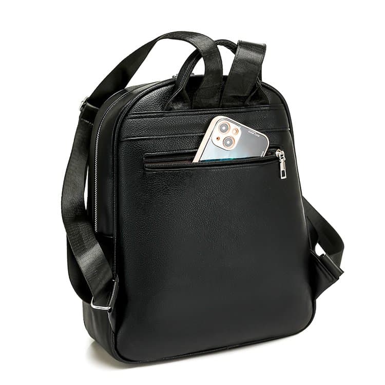 Letter embossed backpack large capacity student backpack
