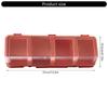Screw Storage Bins Multi Compartment Organizer Box For Screws Small Parts Plastic Hardware Jewelry Storage Case